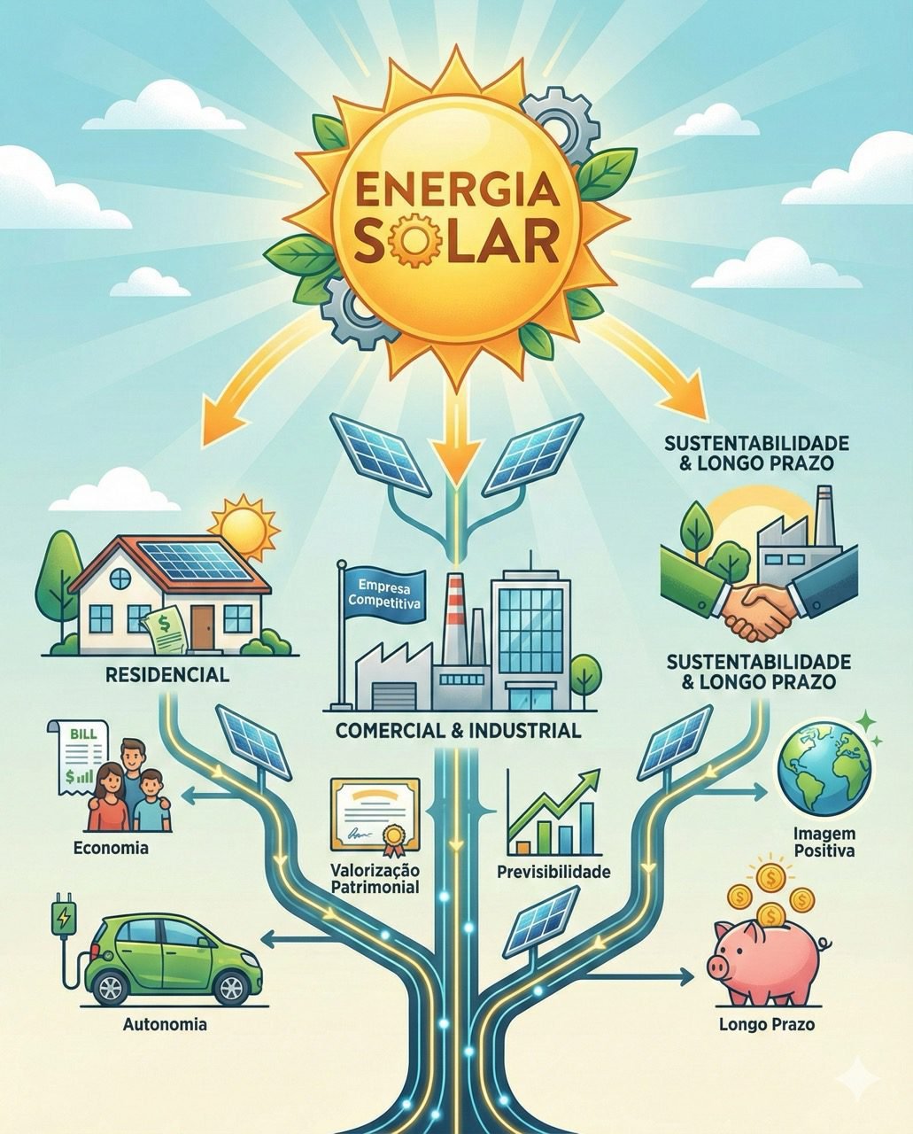 Empresa de Energia Solar. GF Elétrica | Energia Solar, Venda, Instalação e Projetos.